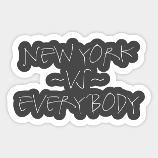 New York vs Every Body Sticker